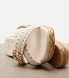 Roger Vivier Espa embellished leather mules