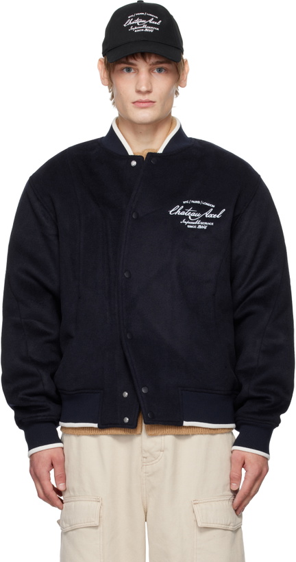 Photo: Axel Arigato Navy Chateau Axel Bomber Jacket