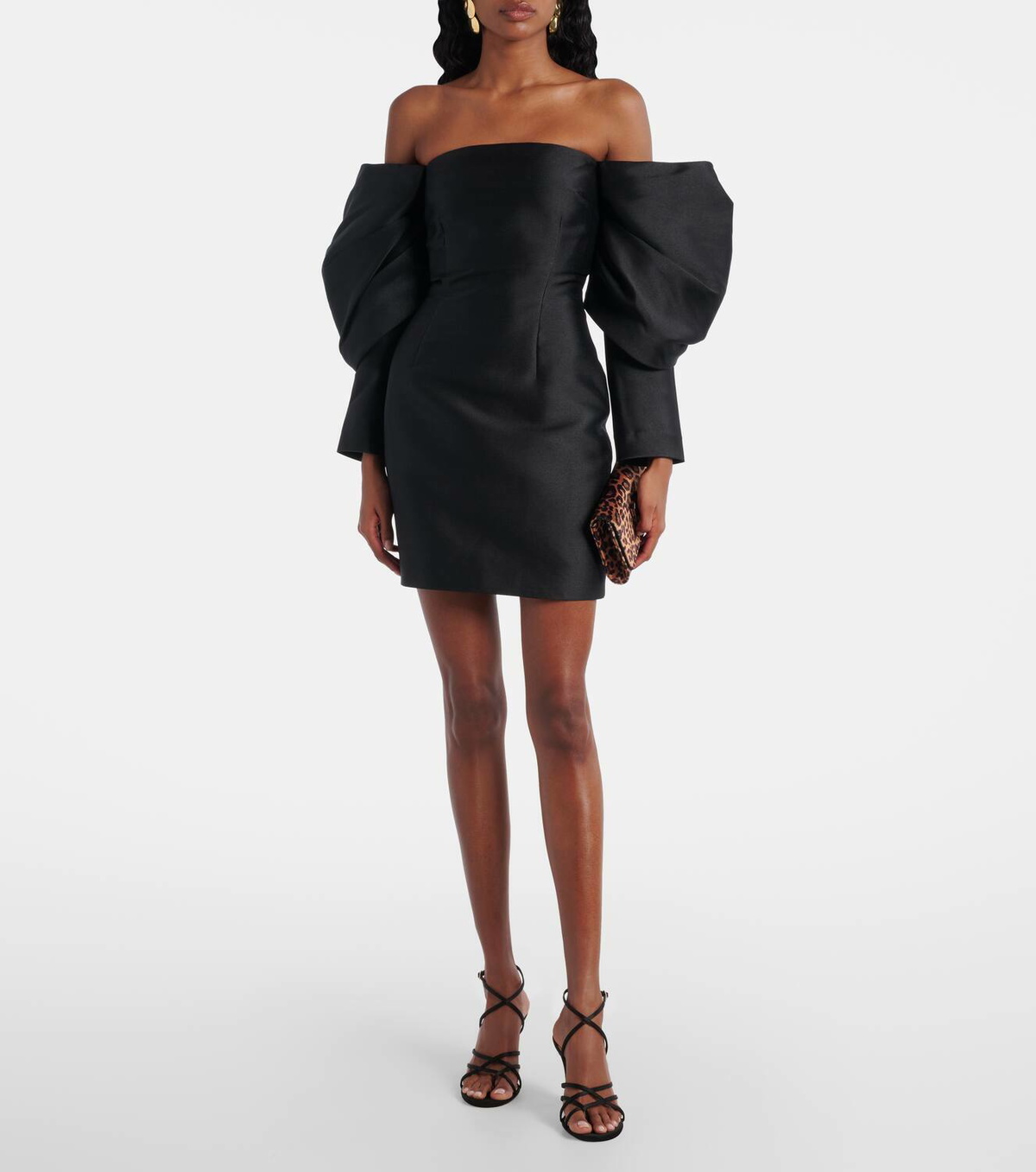 Solace London Freja satin minidress