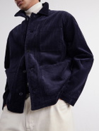 NN07 - Morgan 50004 Organic Cotton-Corduroy Chore Jacket - Blue