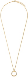 MM6 Maison Margiela Gold 6 Logo Necklace