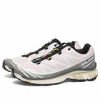 Salomon Women's XT-6 Sneaker in Cloudburst/Icy Pink/Tapioca
