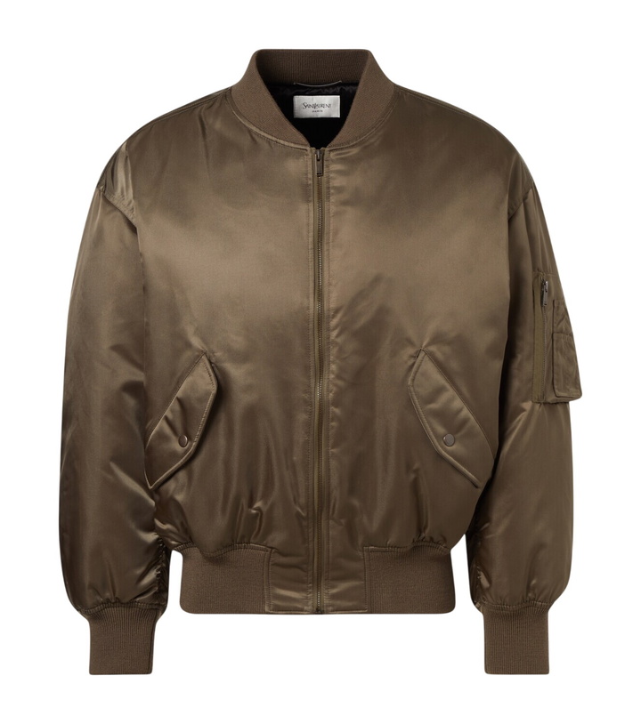 Photo: Saint Laurent Twill bomber jacket