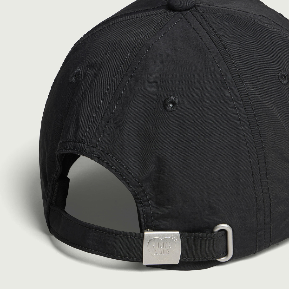 Human Made Men's 5 Panel Nylon Cap in Black