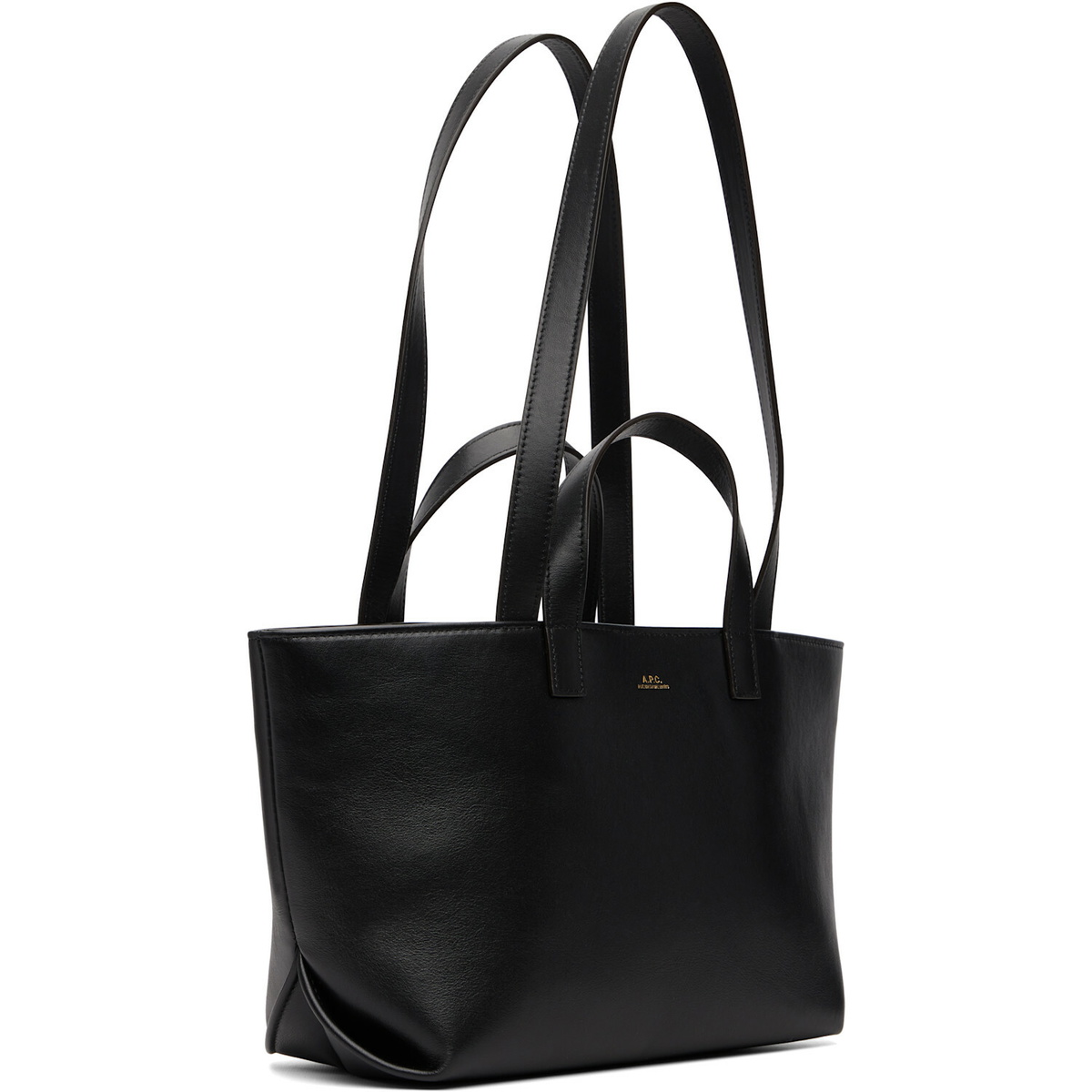 A.P.C. Black Drummer Small Tote