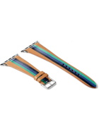 laCalifornienne - Aquatica Striped Leather Watch Strap