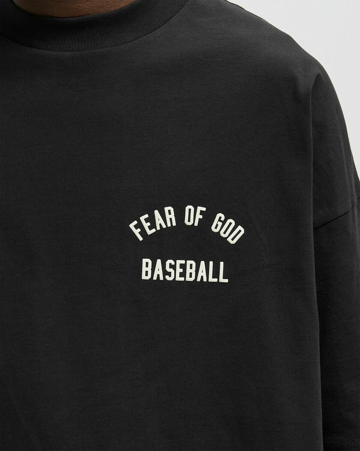 Fear of God Essentials MLB 90'S FIT TEE Black Mens Shortsleefe