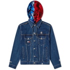 AAPE x Tommy Jeans Hooded Insert Denim Jacket