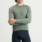 Rapha Men's Pro Team Long Sleeve Lightweight Jersey in Balsam Green/Urban Chic