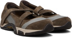 OUR LEGACY Brown Sweetheart Dress Sneakers