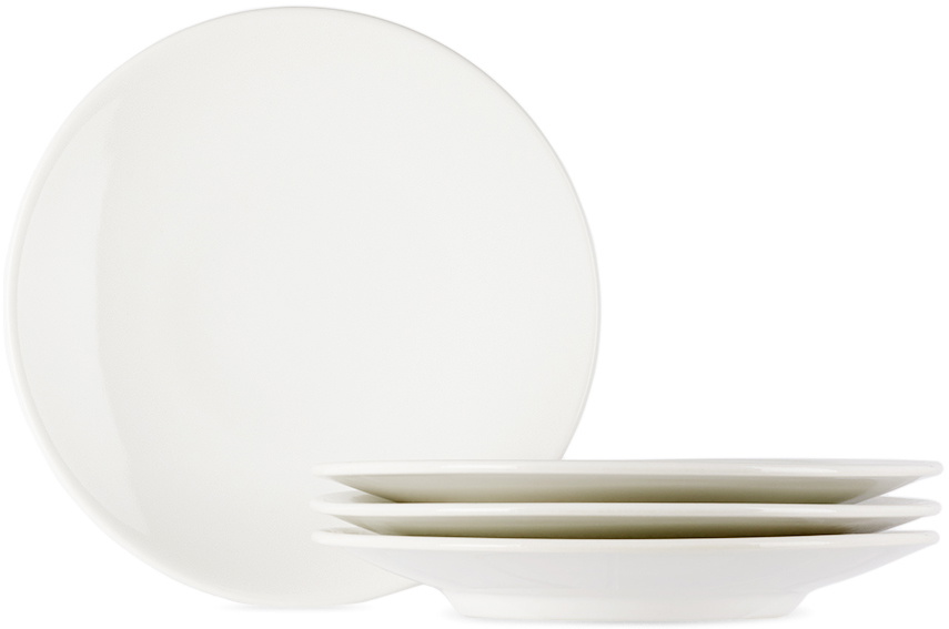 Jars Céramistes White Tourron Large Plate Set, 4 pcs