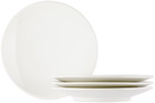 Jars Céramistes White Tourron Large Plate Set, 4 pcs