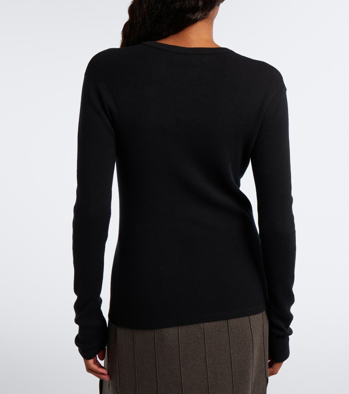 Lisa Yang Vivian cotton and cashmere top