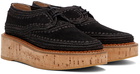 Gabriela Hearst Black Clergerie Edition Suede Louis Brogues