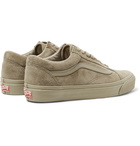 Vans - OG Old Skool LX Leather-Trimmed Suede Sneakers - Men - Taupe