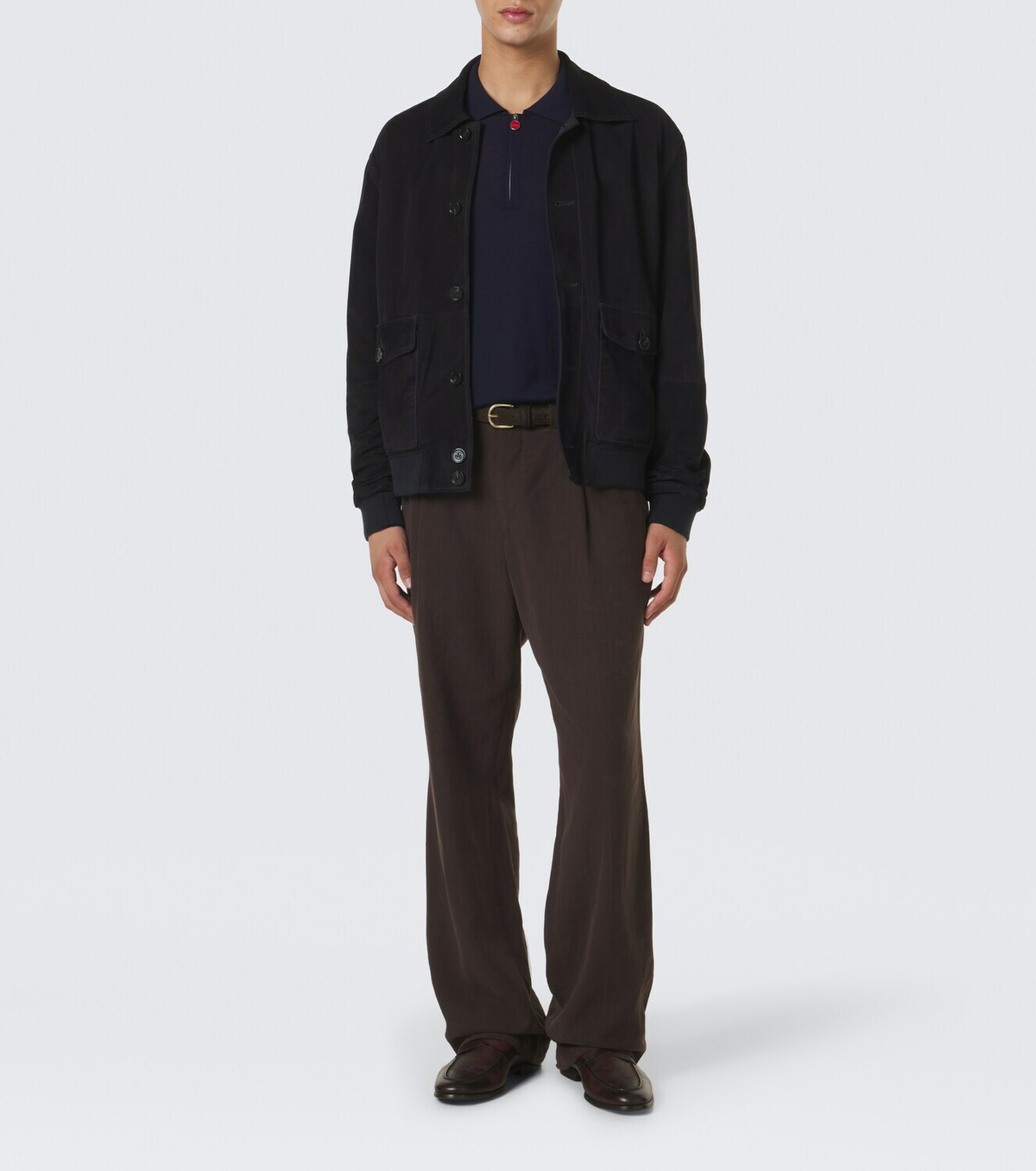 Kiton Wool polo sweater