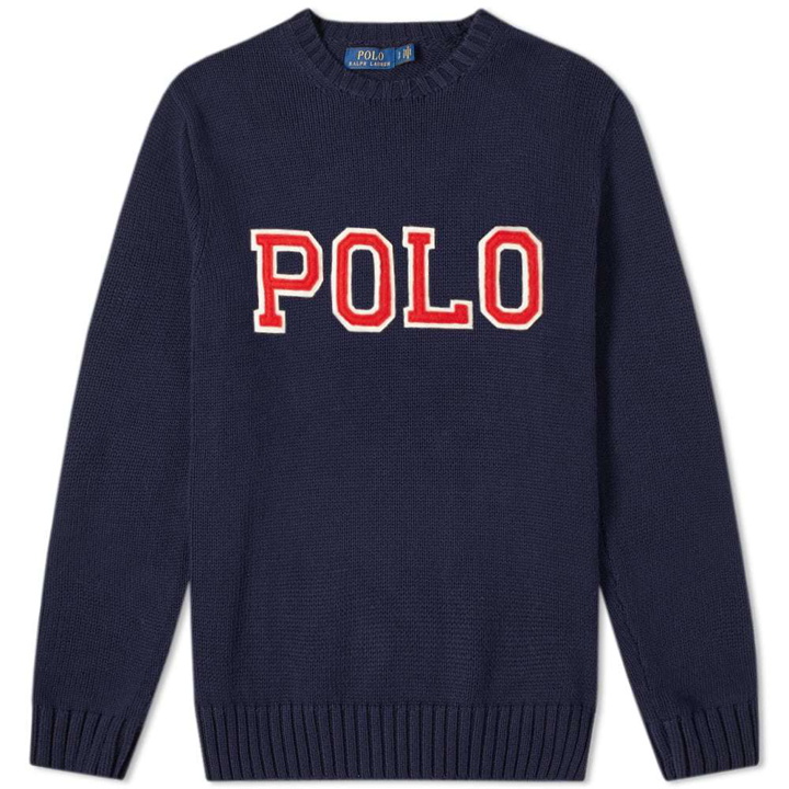 Photo: Polo Ralph Lauren Polo Applique Logo Crew Knit