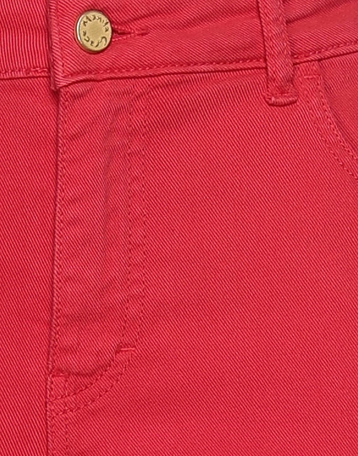 Manila Grace Womens Jeans in Red