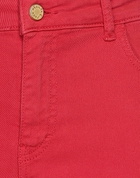 Manila Grace Womens Jeans in Red