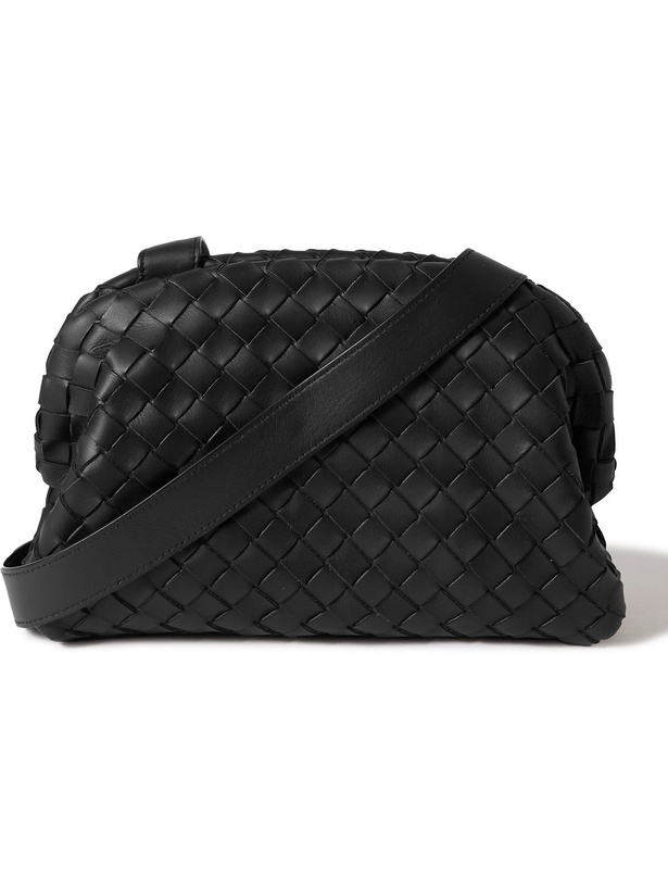 Photo: BOTTEGA VENETA - Hidrology Intrecciato Leather Messenger Bag