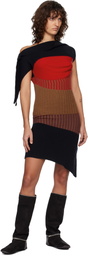 Kiko Kostadinov Multicolor Lemoyne Knitted Midi Dress