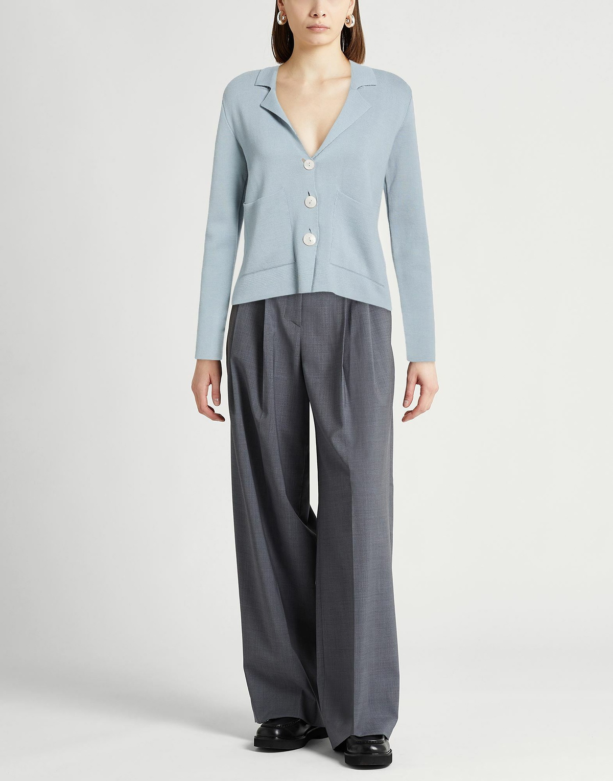 Fedeli Womens Cardigan Light in Blue