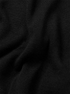 Stone Island Shadow Project - Logo-Appliquéd Cotton, Silk and Cashmere-Blend Sweater - Black