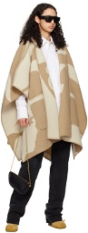 Burberry Beige EKD Blanket Coat