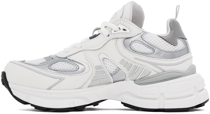 Axel Arigato White & Silver Sphere Runner Sneakers Axel Arigato
