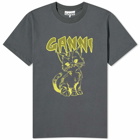 GANNI Women's Kitty relaxed t-shirt in Volcanic Ash