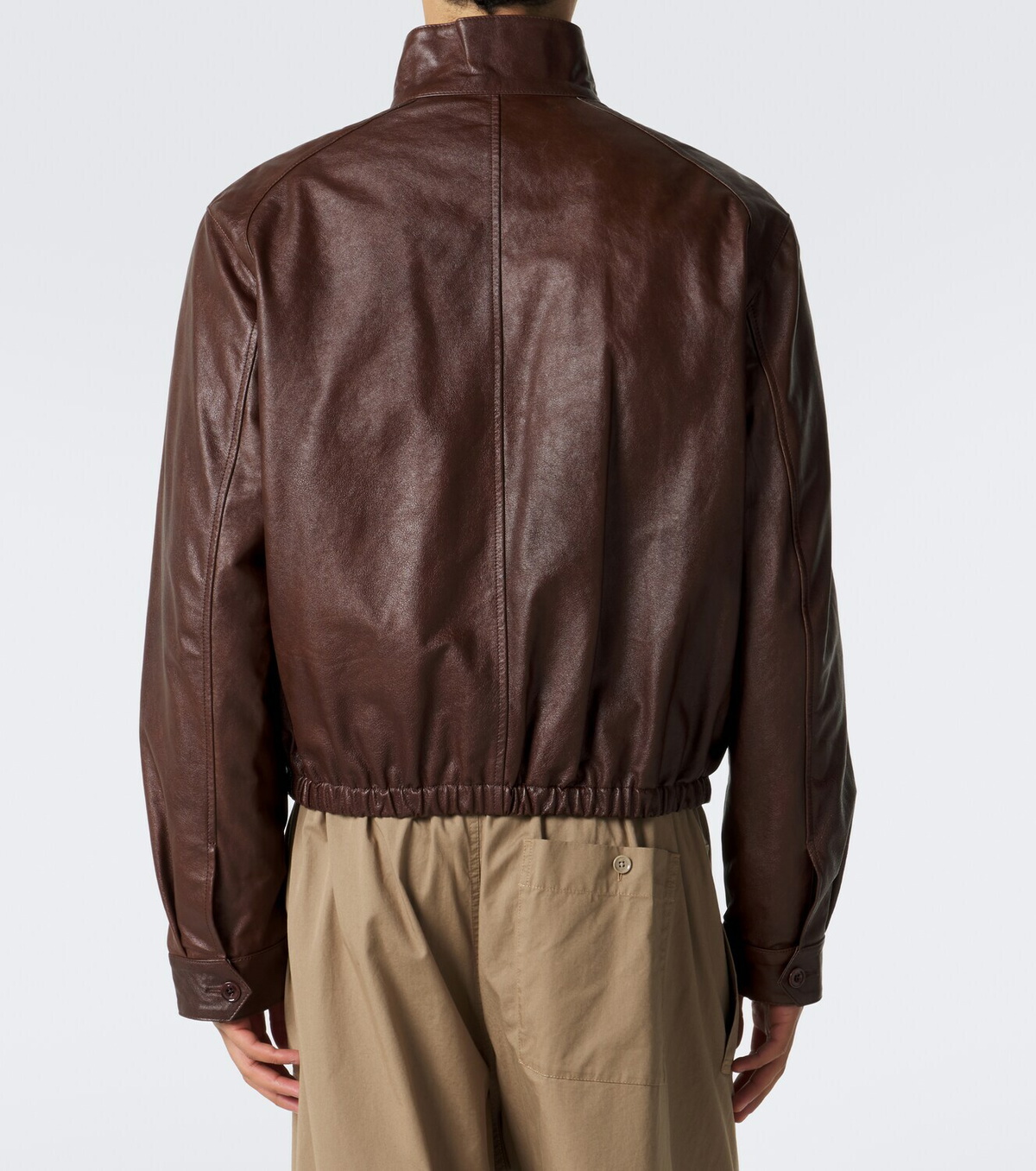 Lemaire Harrington leather jacket