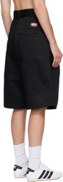 WILLY CHAVARRIA Black Borracho Shorts