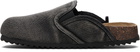 Diesel Black D-Woodstock Slip-on Loafers
