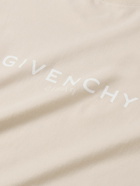 Givenchy - Archetype Logo-Print Cotton-Jersey T-Shirt - Neutrals