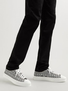 Givenchy - City Leather-Trimmed Logo-Jacquard Canvas Sneakers - White