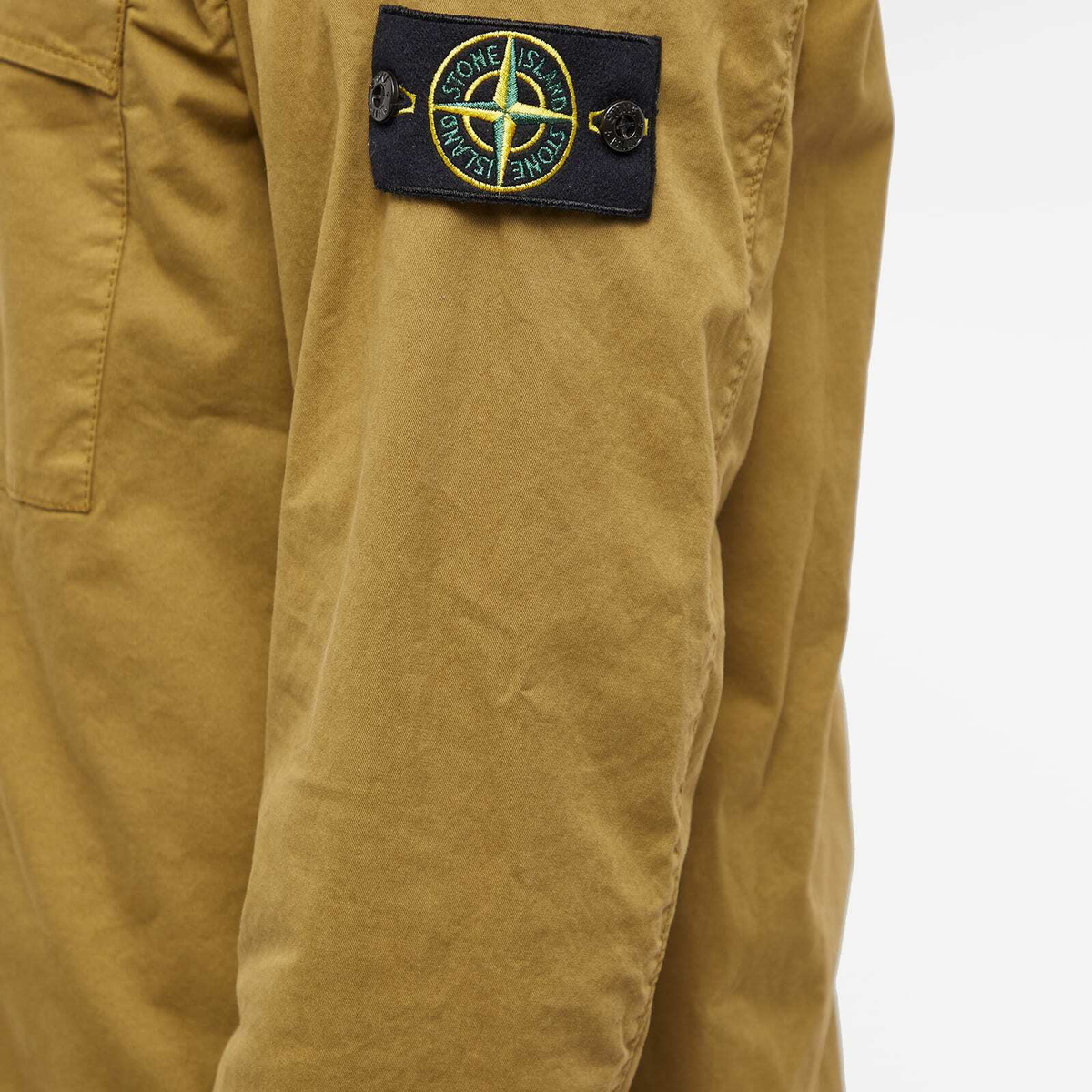 Stone island best sale zip up shirt