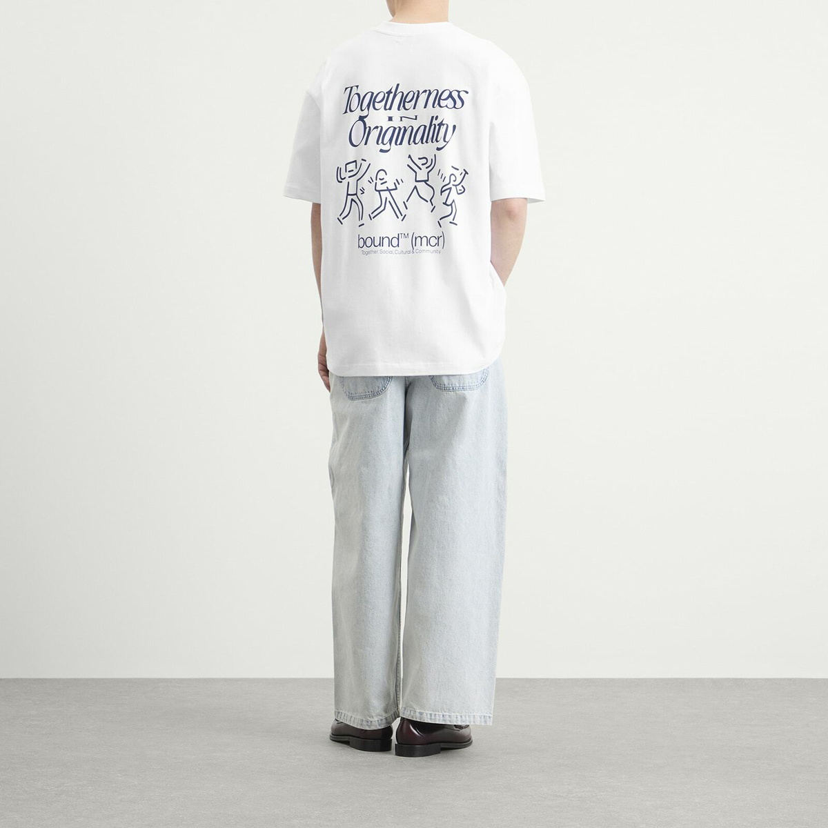 Bound Men's Dancing T-Shirt in White