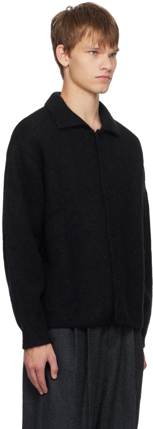 LE17SEPTEMBRE Black Spread Collar Cardigan LE17SEPTEMBRE
