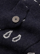 Alanui - Jacquard-Knit Wool and Cashmere-Blend Overshirt - Blue