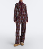 Perfect Moment Argyle wool cardigan