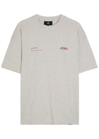 Represent Patron of The Club Printed Cotton T-shirt Cream