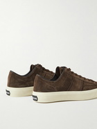 TOM FORD - Cambridge Suede Sneakers - Brown