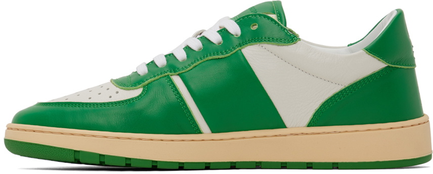 COLLEGIUM Green & White Pillar Destroyer Low Sneakers