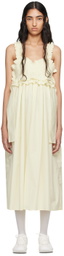 Cecilie Bahnsen Yellow Giovanna Midi Dress