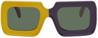 The Animals Observatory Kids Multicolor Rectangular Sunglasses