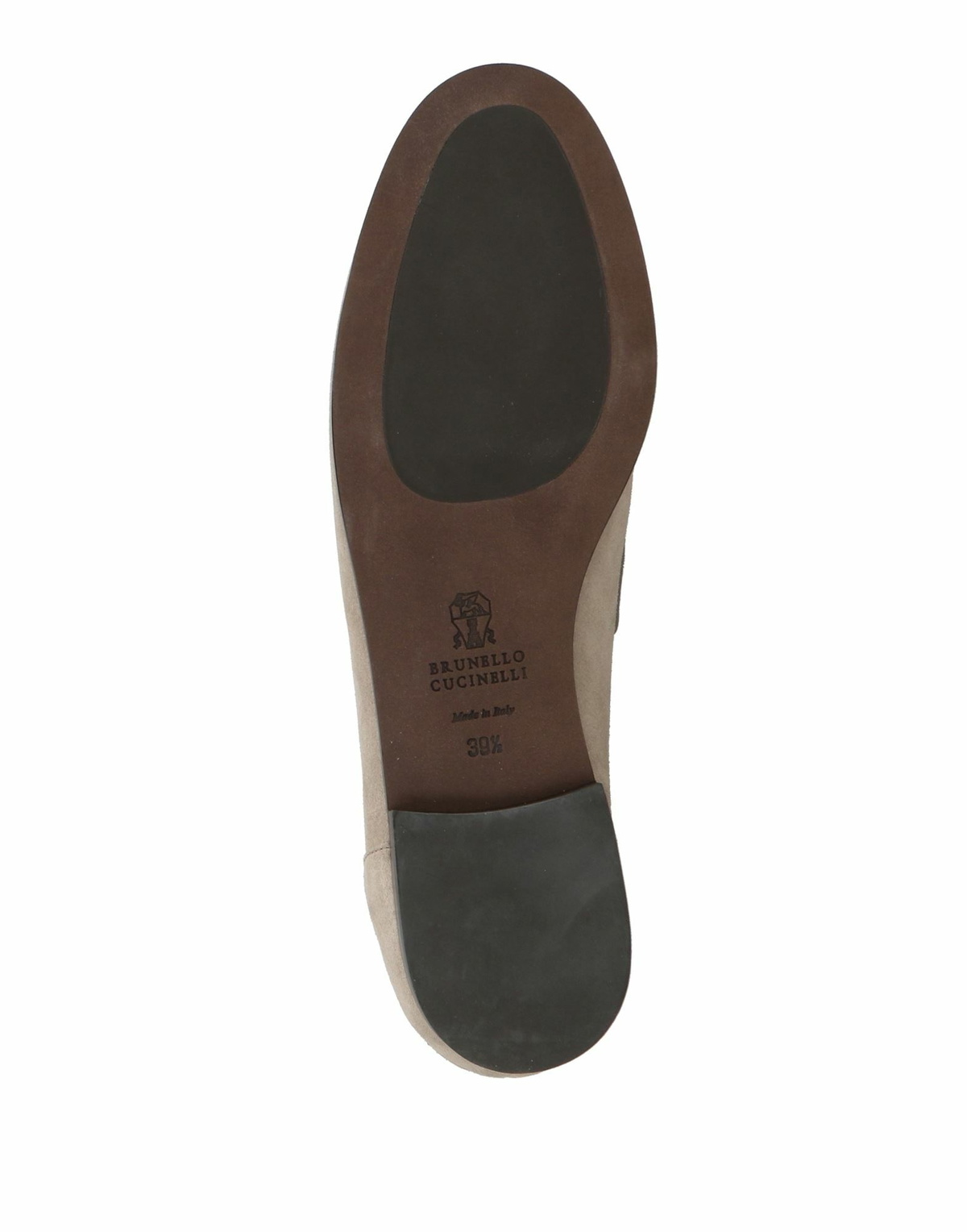 Brunello Cucinelli Womens Loafers in Light grey