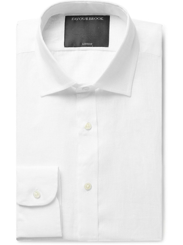 Photo: Favourbrook - Linen Shirt - White