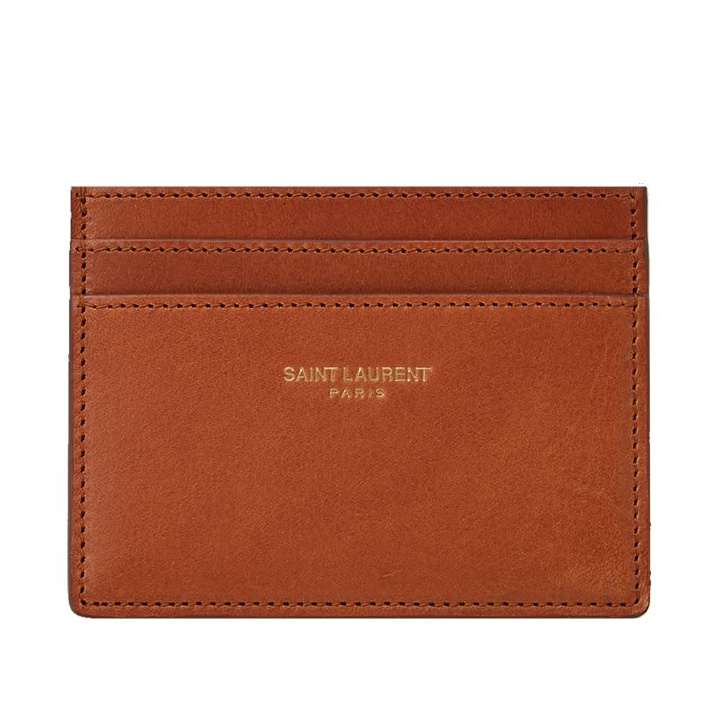 Photo: Saint Laurent Smooth Leather Card Holder