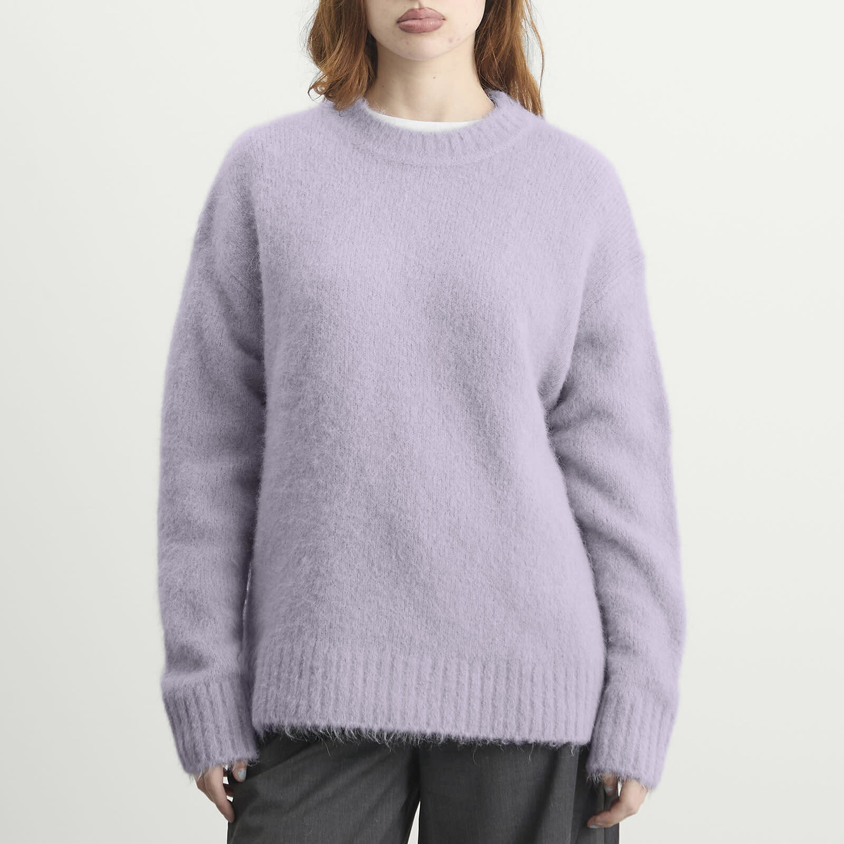 Samsøe Samsøe Women's Sajeanne Hairy Knit Sweater in Wisteria