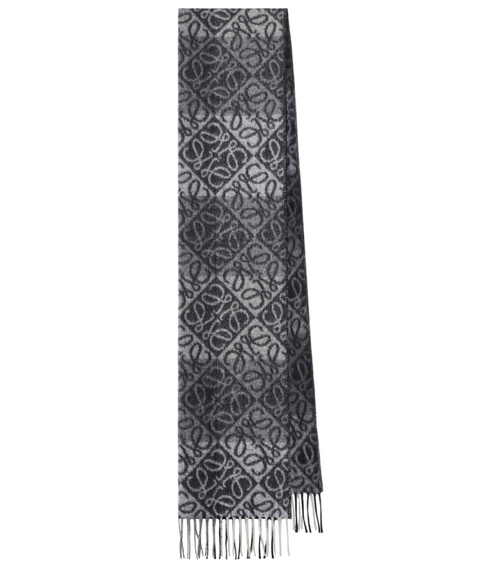 Photo: Loewe Anagram wool and cashmere scarf
